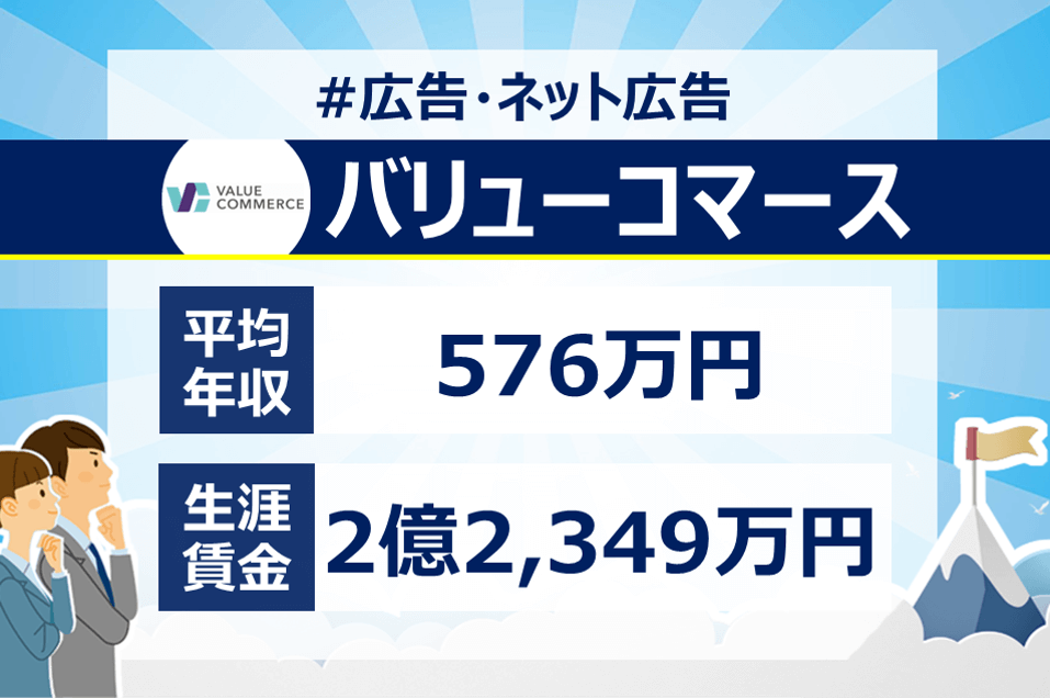 バリューコマースの年収は？新卒・転職に役立つ平均年収・給与制度、生涯賃金を徹底分析